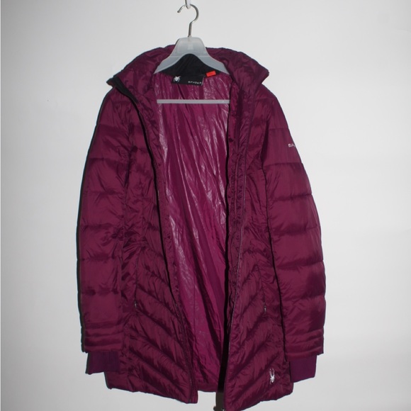 Spyder Women's Purple Puffer Jacket - Picture 2 of 7